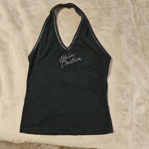 Harley-Davidson Women's Black Halter Top